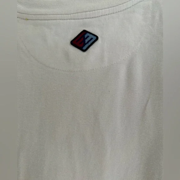 Enyce Y2K Cotton White Tee Shirt Size Medium - Picture 10 of 12